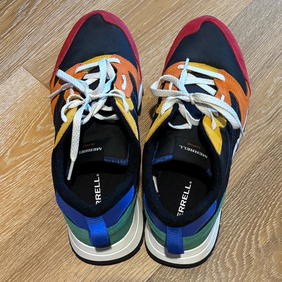 Merrell Alpine Multicolor Suede Sneakers Men’s 10.5 Colorblock Like New